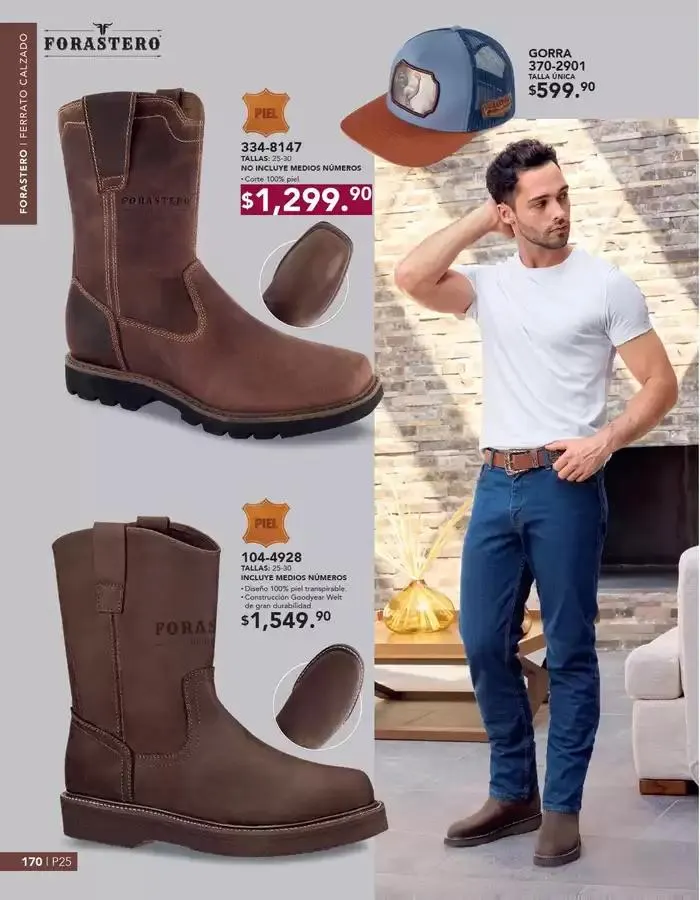 Catálogo de ANDREA | CALZADO CABALLERO 26 de enero al 24 de mayo 2025 - Pagina 170