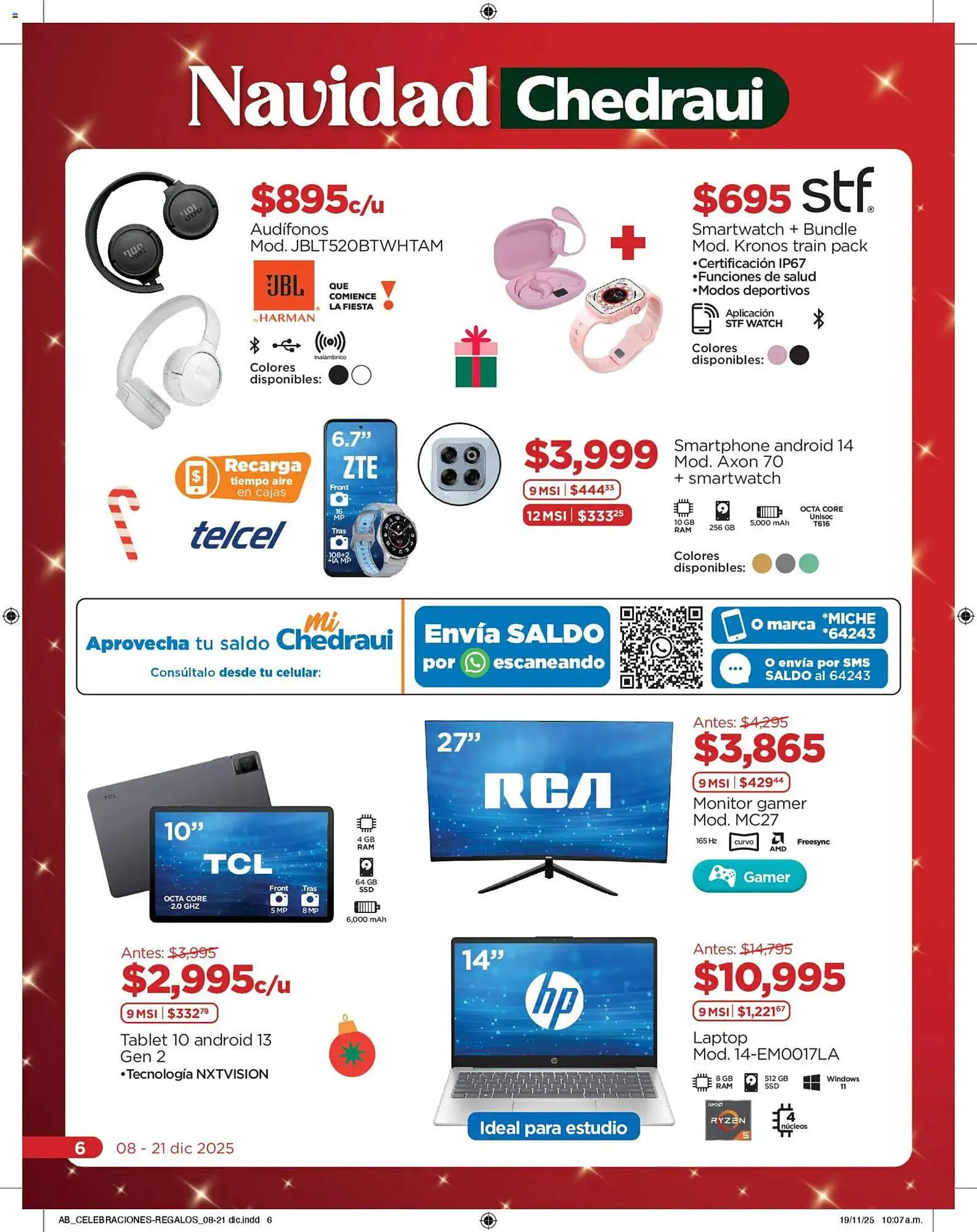 Catálogo de Folleto Chedraui 8 de diciembre al 22 de diciembre 2025 - Pagina 6