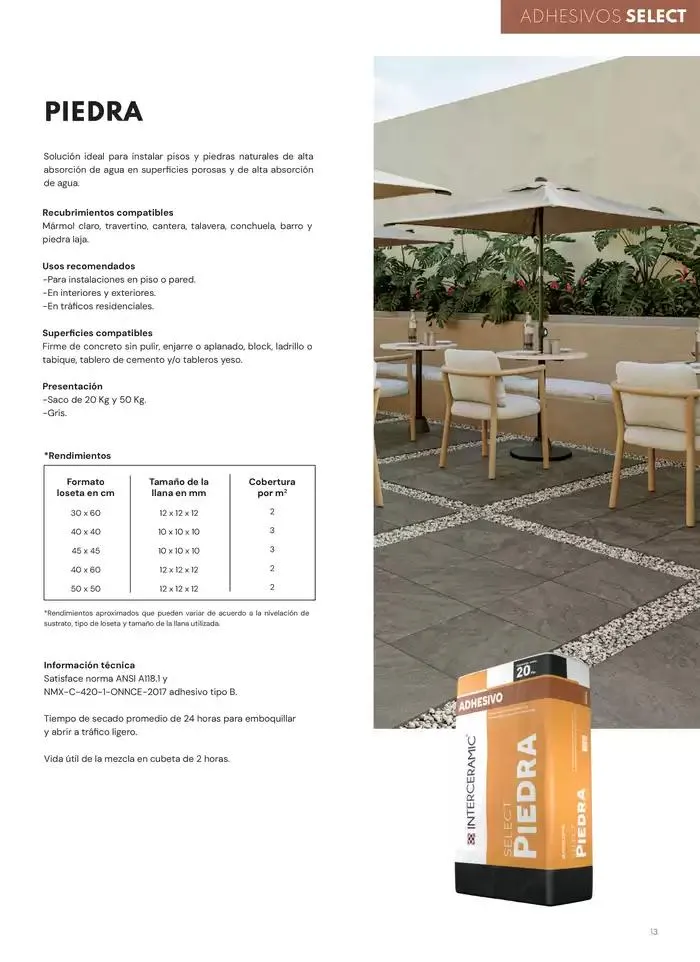 Catálogo de Materiales de instalación 14 de noviembre al 30 de junio 2025 - Pagina 13