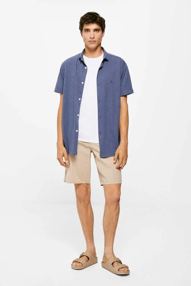 Bermuda estructura bicolor