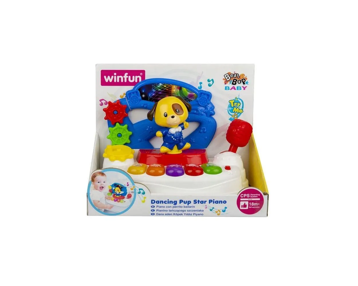 Piano Con Perrito Bailarin Con Luz Y Sonido Winfun