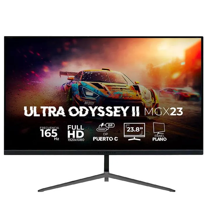 Monitor Gamer 23.8 BALAM RUSH ULTRA ODYSSEY II MGX23 1ms 165Hz FHD VA LED USB-C Negro BR-938341