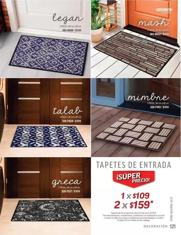 Catálogo de ANDREA - ANDREA HOME 26 de agosto al 25 de enero 2025 - Pagina 24