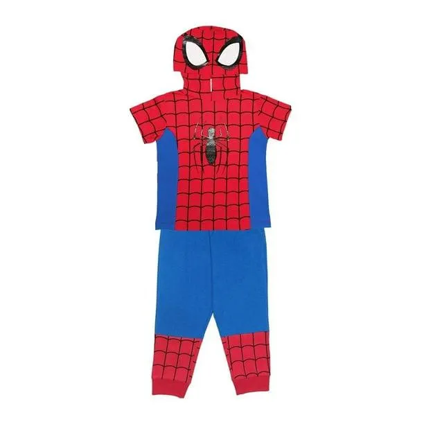Pijama Spiderman con Capucha Talla 2