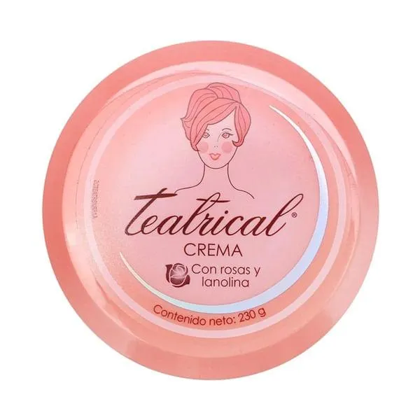 Crema Téatrical Lanol Rosas 230 gr