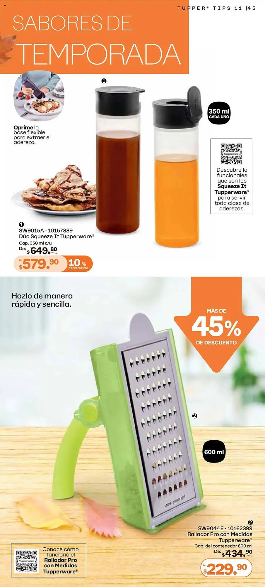 Catálogo de Catálogo Tupperware 6 de octubre al 3 de noviembre 2025 - Pagina 45