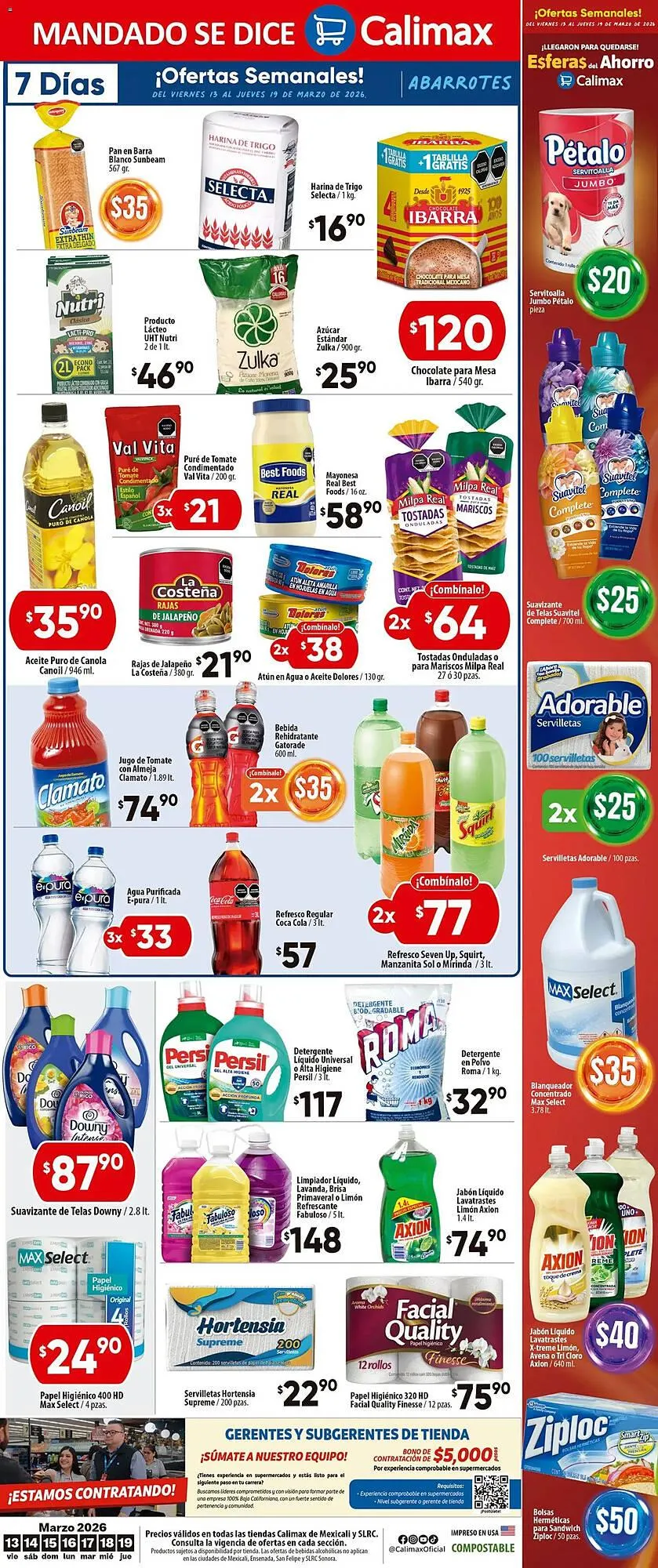 Catálogo de Folleto Calimax 13 de marzo al 17 de marzo 2026 - Pagina 6