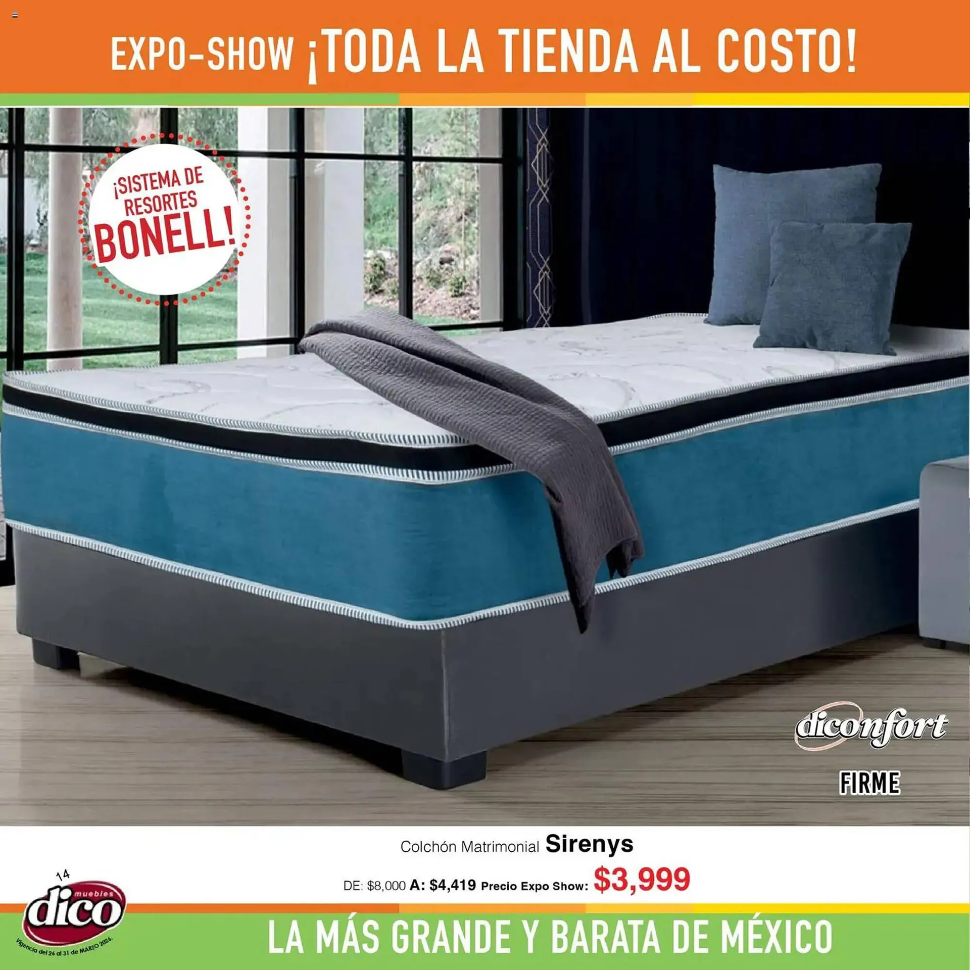 Catálogo de Catálogo Muebles Dico 26 de marzo al 1 de abril 2026 - Pagina 14