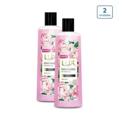Lux Jabón líquido Rosas Francesas x 2 unds x 250ml c/u