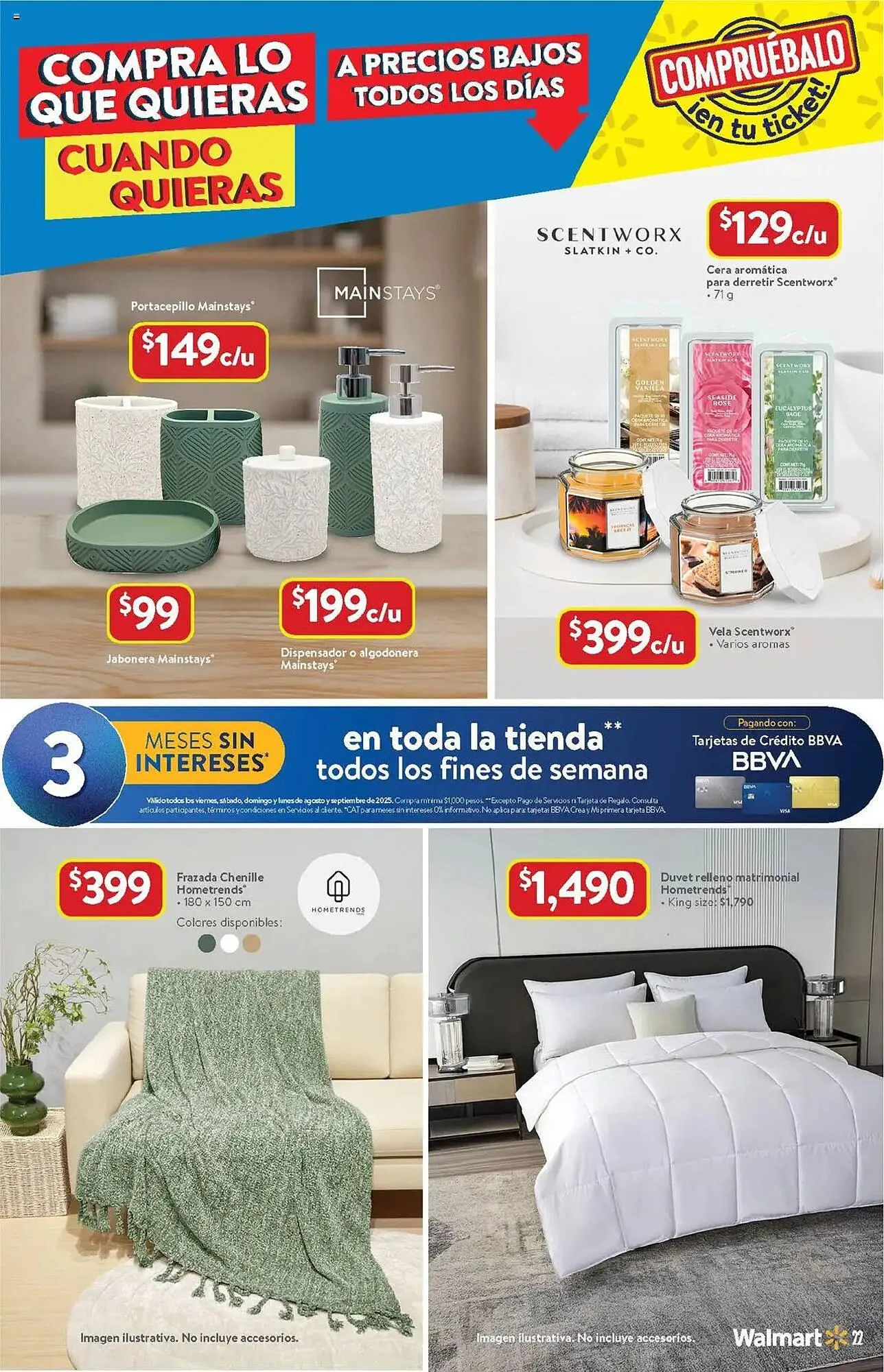 Catálogo de Catálogo Walmart 14 de agosto al 17 de septiembre 2025 - Pagina 22