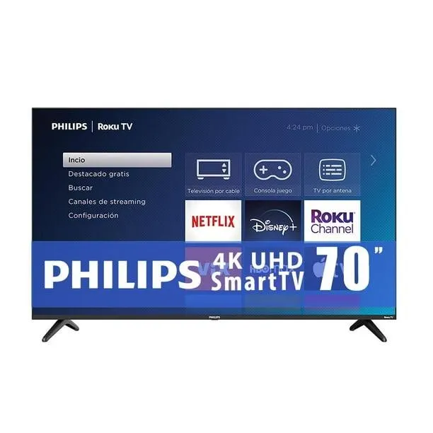 TV Philips 70 Pulgadas Roku 4K Ultra HD LED 70PUL6653/F8