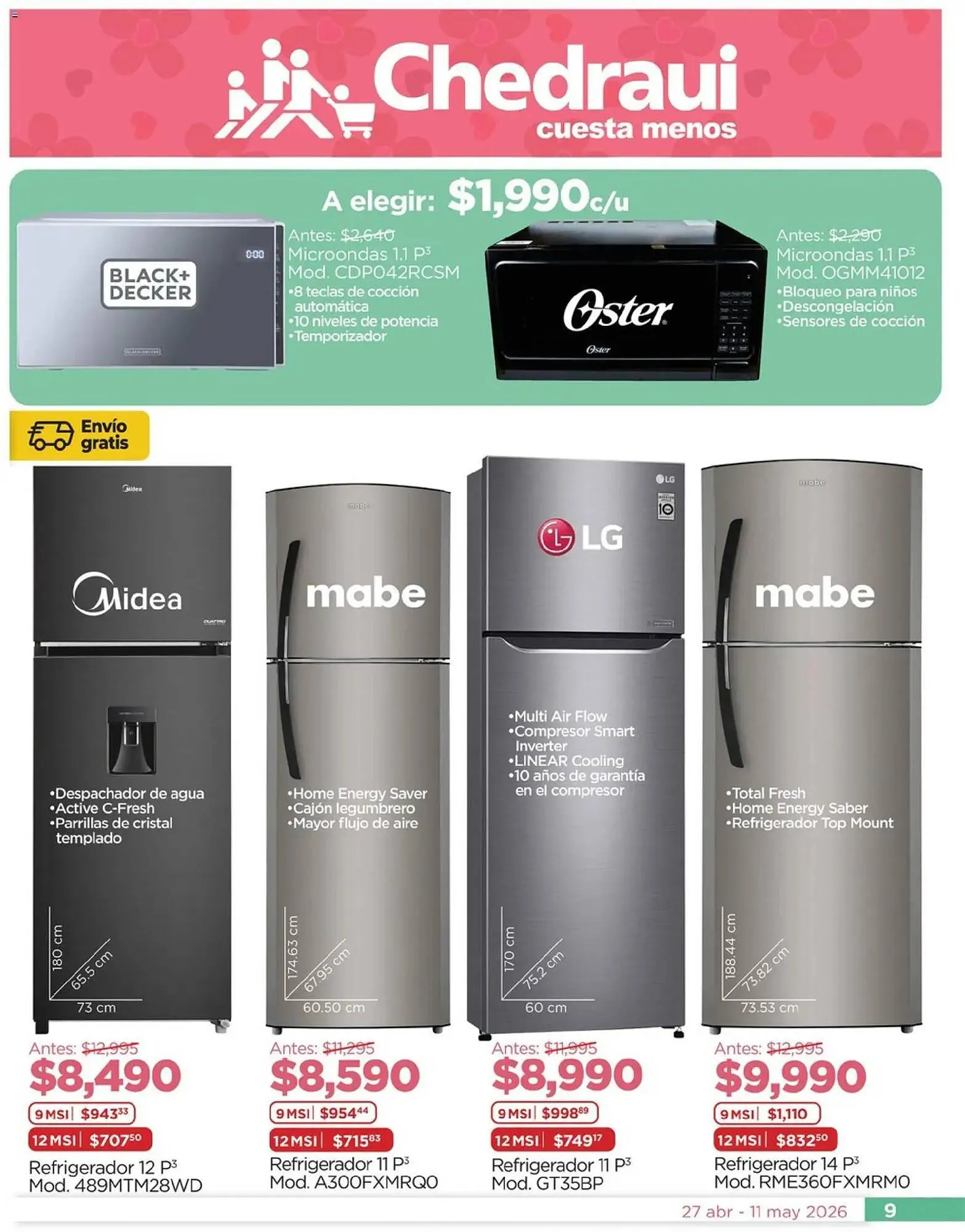 Catálogo de Folleto Chedraui 27 de abril al 12 de mayo 2026 - Pagina 9