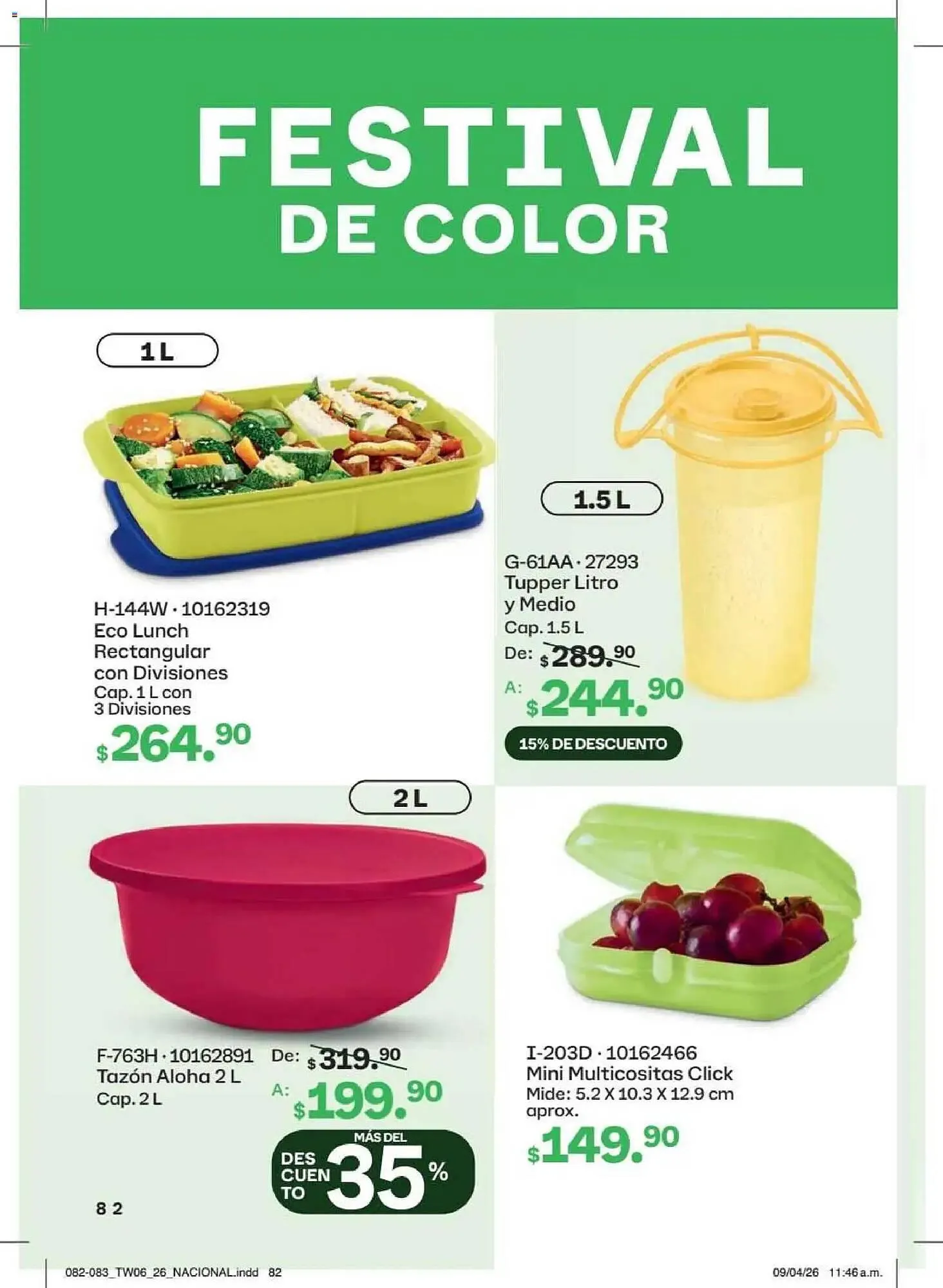 Catálogo de Catálogo Tupperware 18 de mayo al 14 de junio 2026 - Pagina 82