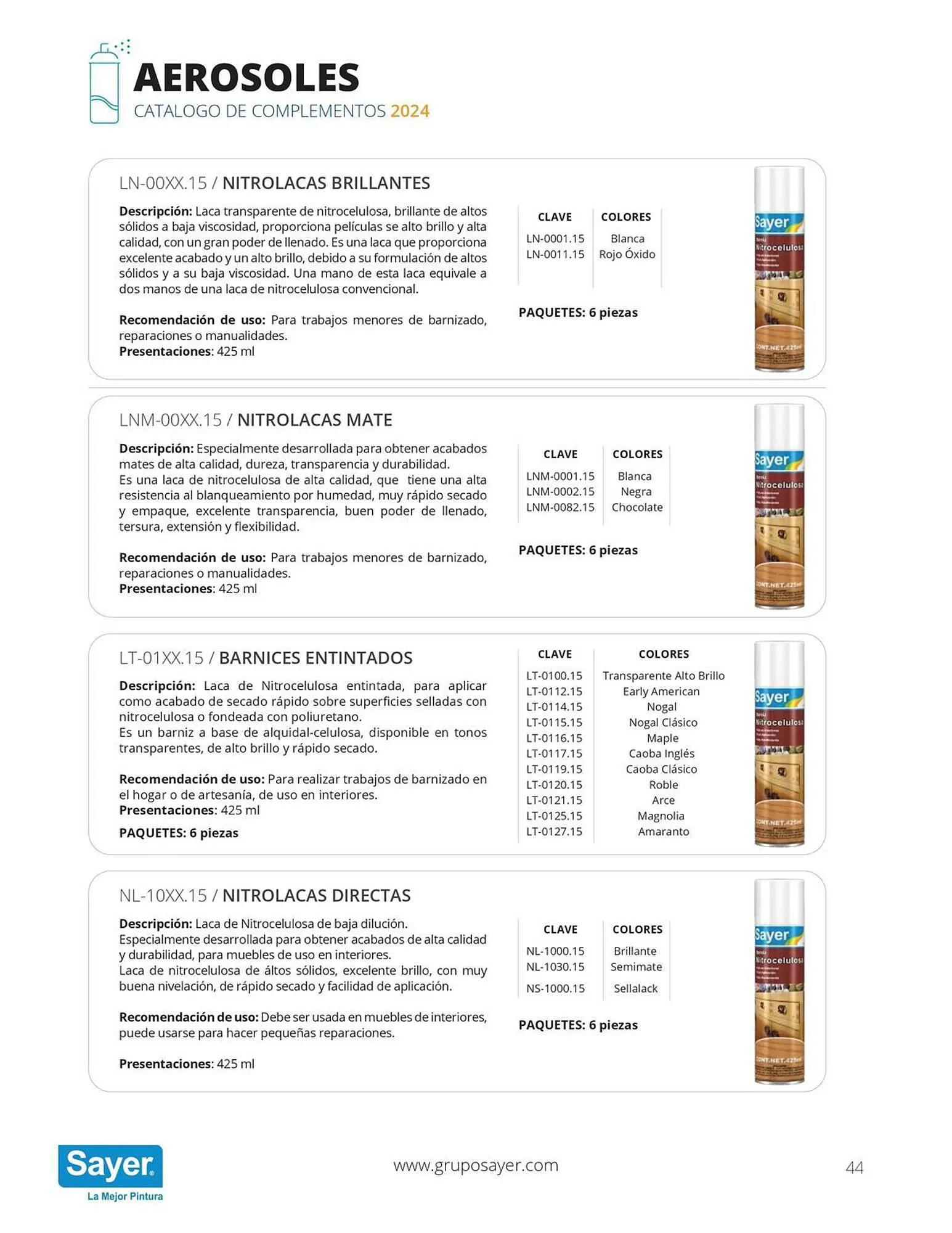 Catálogo de Catálogo Sayer 3 de enero al 31 de diciembre 2024 - Pagina 44