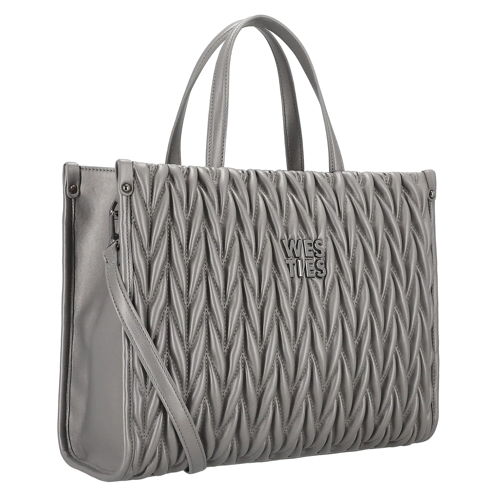 Bolsa Tote Tomago Wenzori Sintetico Plata Westies