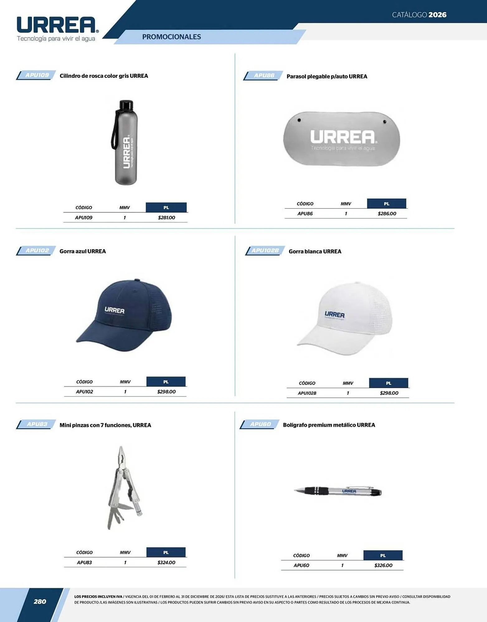Catálogo de Catálogo Urrea 24 de abril al 31 de diciembre 2026 - Pagina 282
