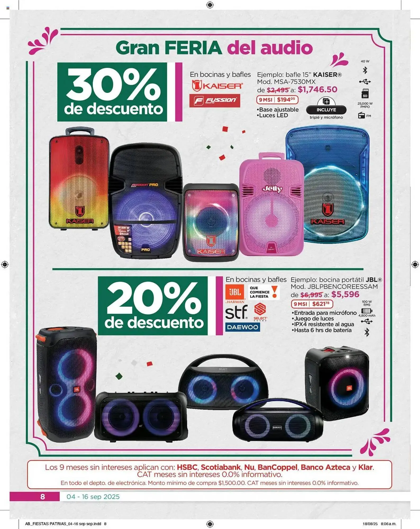 Catálogo de Folleto Chedraui 4 de septiembre al 17 de septiembre 2025 - Pagina 8