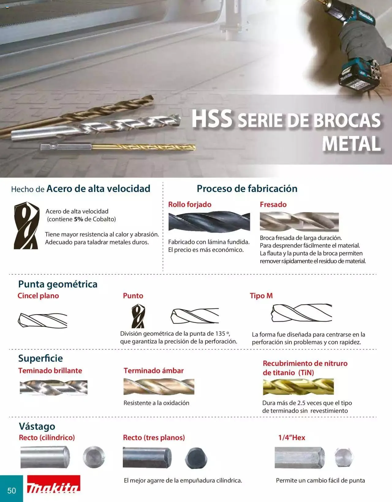 Catálogo de Makita Ofertas Accesorios 5 de septiembre al 31 de diciembre 2023 - Pagina 50