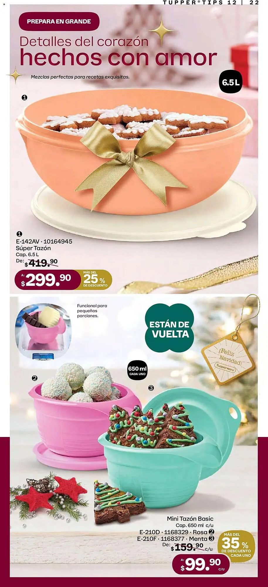 Catálogo de Catálogo Tupperware 3 de noviembre al 1 de diciembre 2025 - Pagina 22