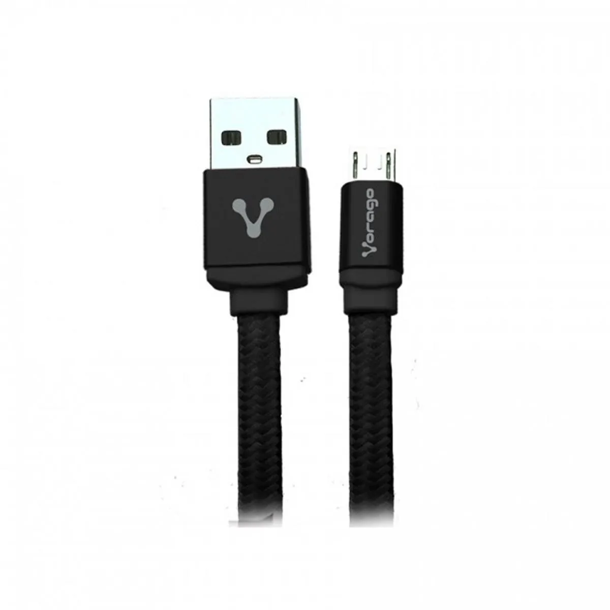 Cable Usb Vorago Cab-113 Usb-A 2.0 A Micro Usb 1 Metro Negro Cab113Bk