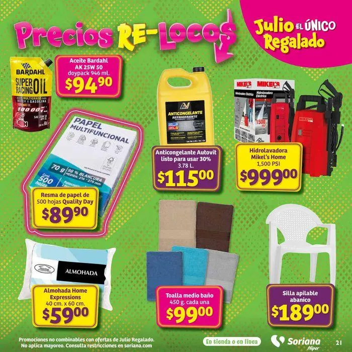 Catálogo de Julio Regalado Híper 26 de julio al 30 de julio 2024 - Pagina 21