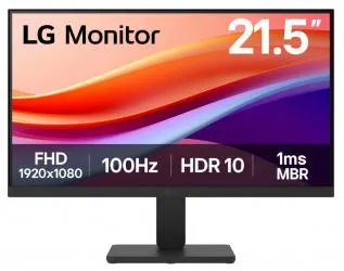 Monitor LG 22U401A-B LED 21.5", 1920x1080 Full HD, 100Hz, HDMI, Negro