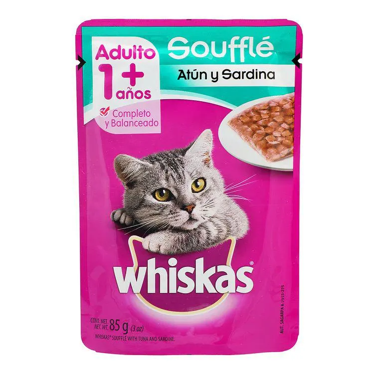 Alimento Whiskas Pouch 85 Grs Souf Atun - Whiskas - 1 pieza