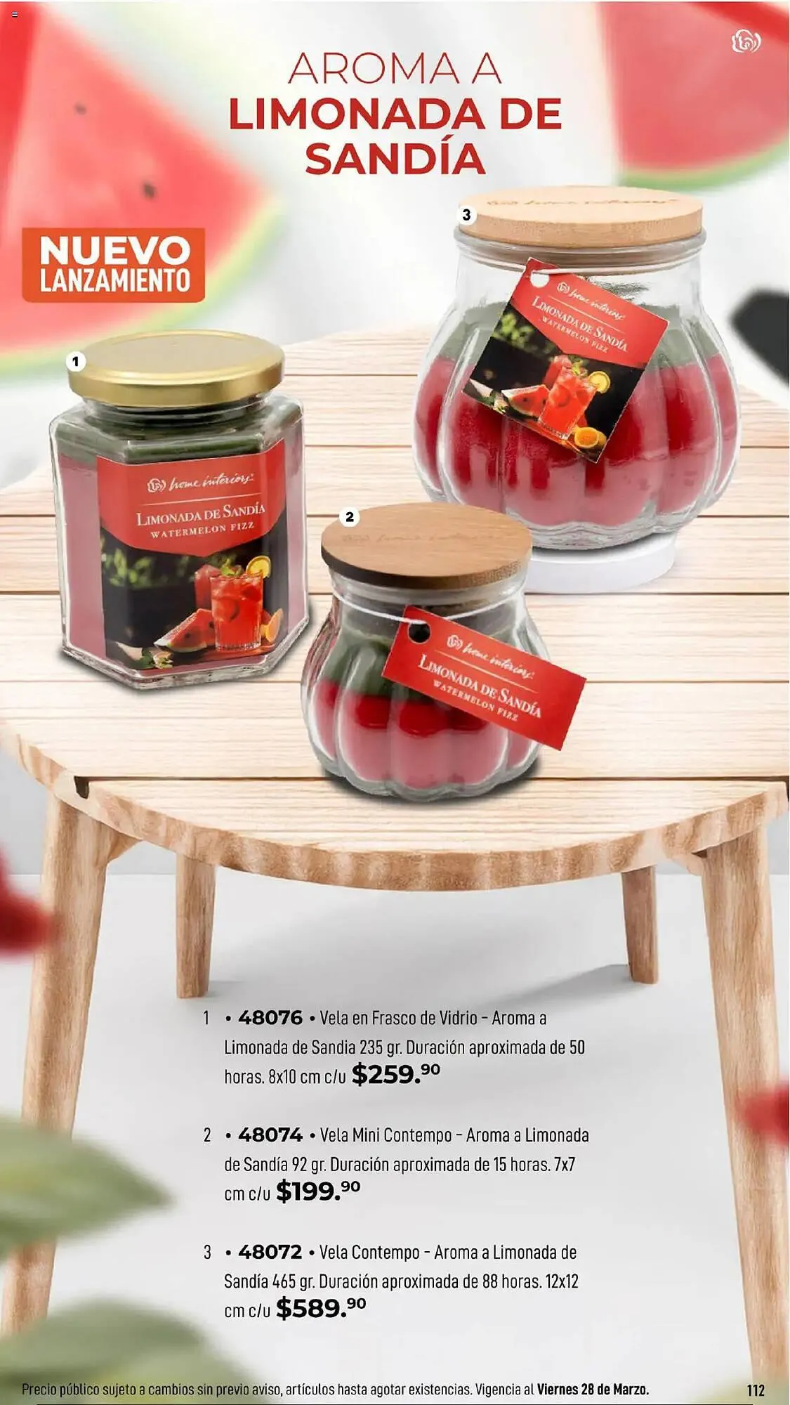 Catálogo de Catálogo Home Interiors 17 de febrero al 28 de marzo 2025 - Pagina 112