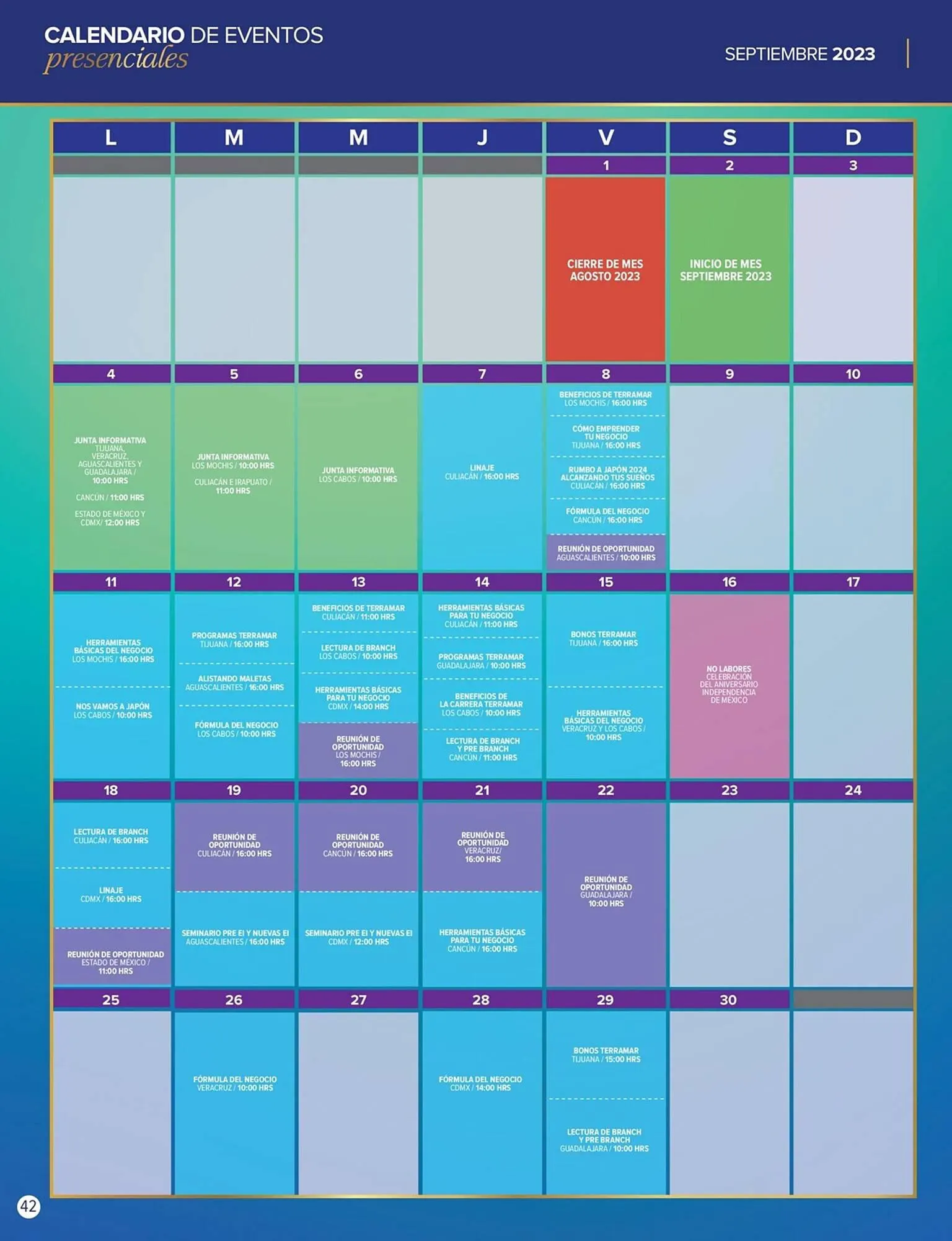 Catálogo de Catálogo Terramar Brands 5 de septiembre al 30 de septiembre 2023 - Pagina 42