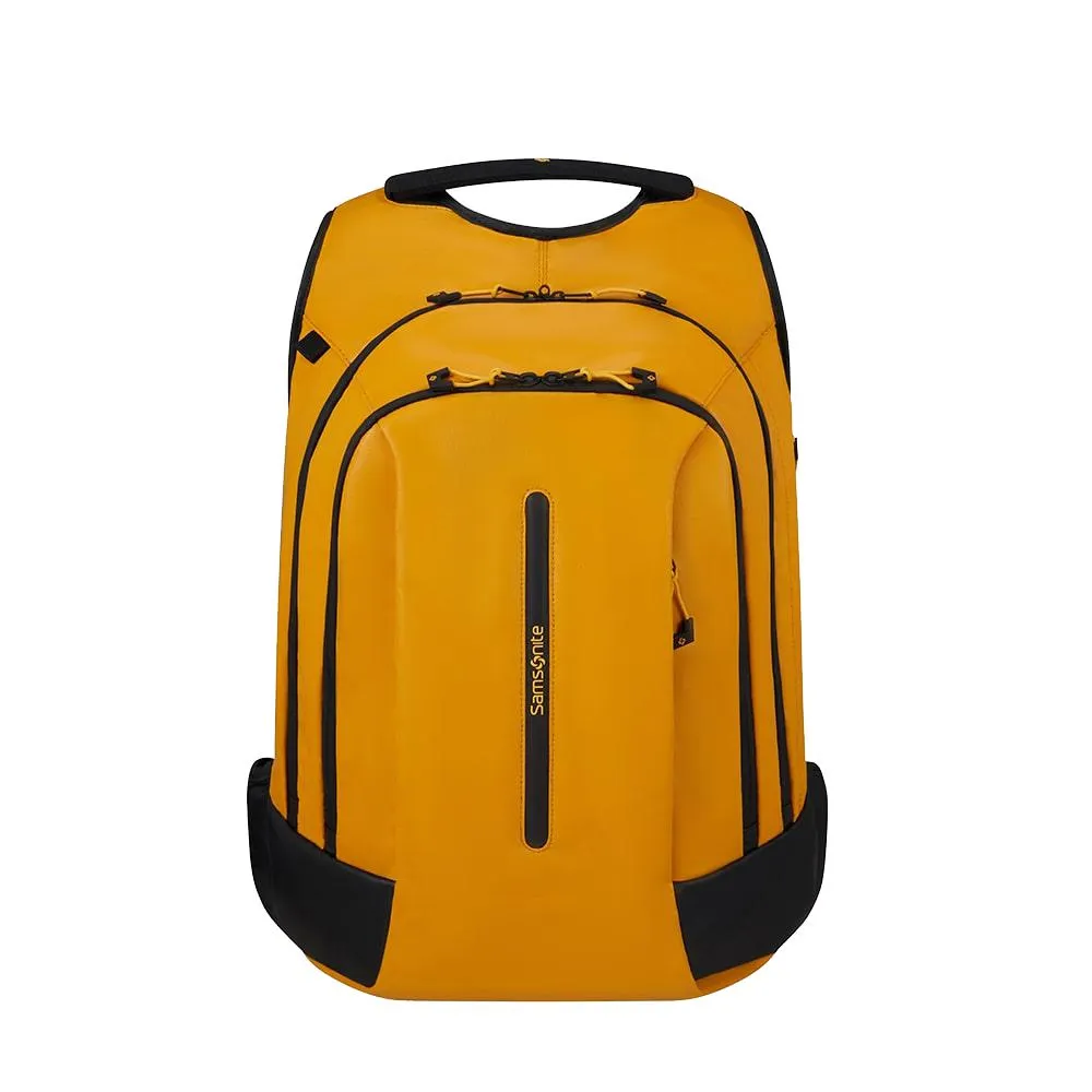 Mochila para laptop Ecodiver amarilla 17.3”