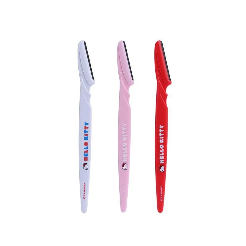 Set Perfiladores Para Cejas Sanrio Hello Kitty Plástico Multicolores 3 Piezas