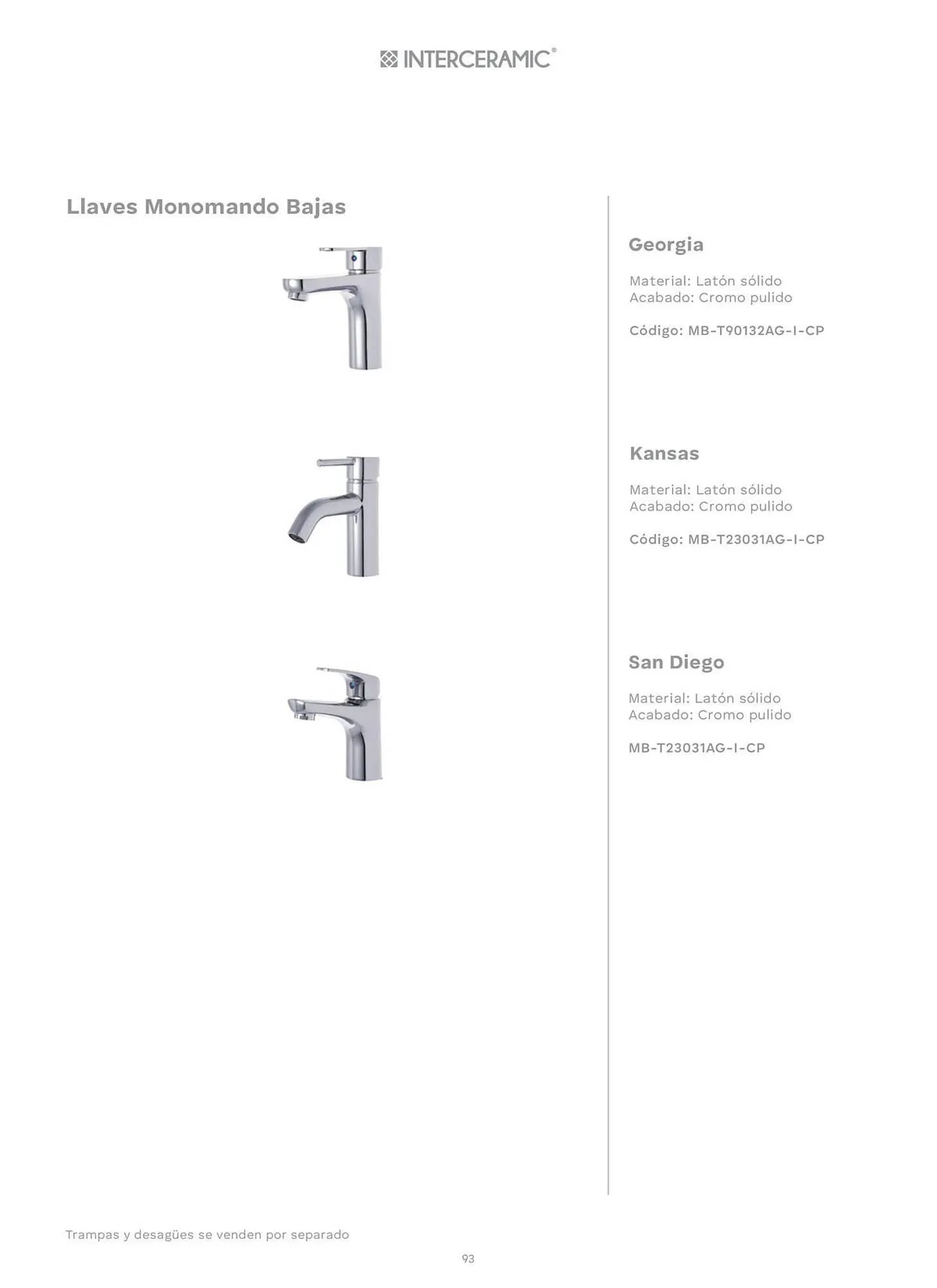 Catálogo de Catálogo Interceramic 3 de octubre al 3 de octubre 2026 - Pagina 93