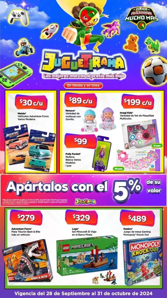 Catálogo de Juguetirama 2 de octubre al 31 de octubre 2024 - Pagina 1