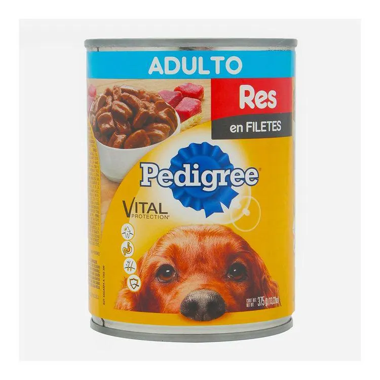 Alimento Pedigree Trozos Gui Res 375grs - Pedigree - 1 pieza