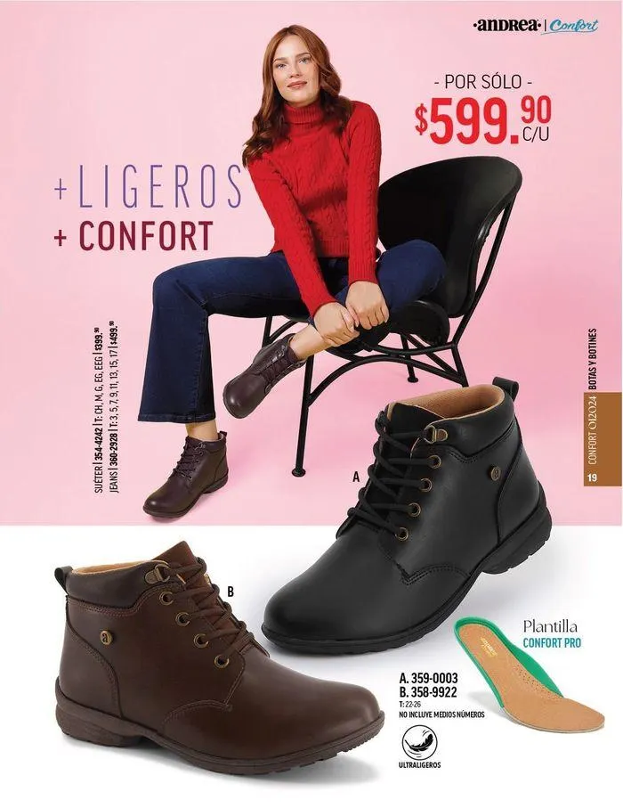 Catálogo de ANDREA - CALZADO CONFORT 26 de agosto al 25 de enero 2025 - Pagina 12
