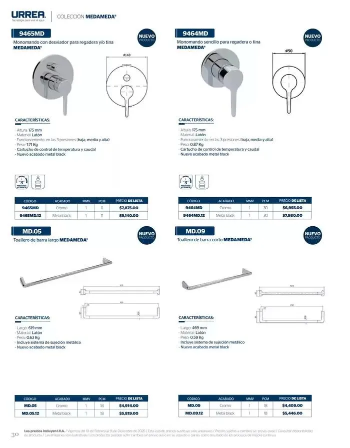 Catálogo de Catálogo Residencial 2025 28 de febrero al 28 de febrero 2026 - Pagina 36
