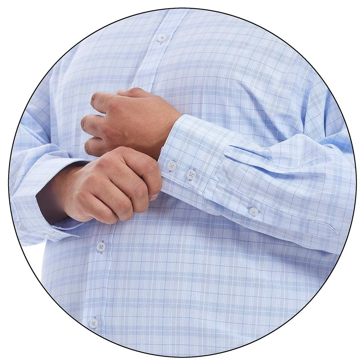 Camisa para hombre | Azul | Tallas extras