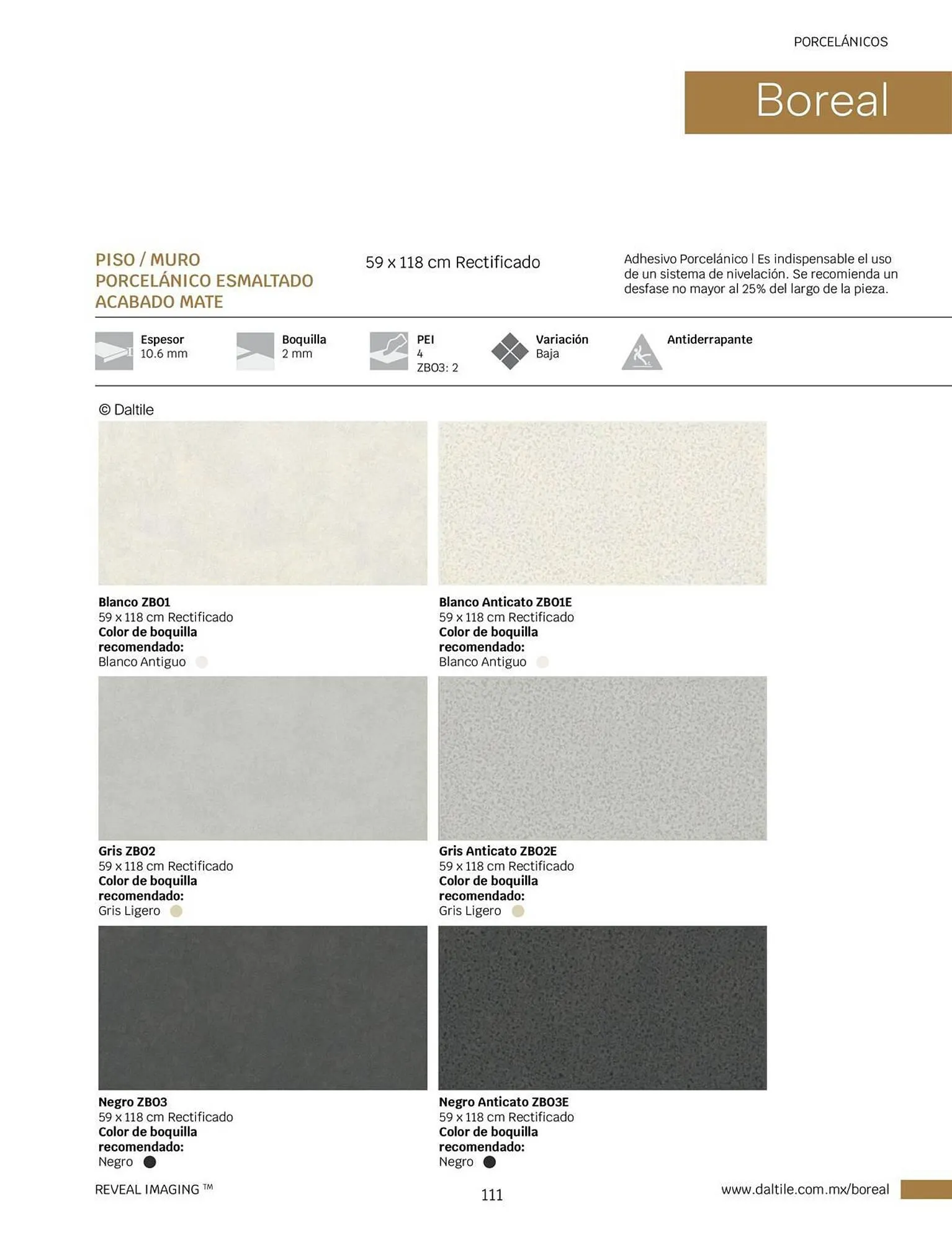 Catálogo de Catálogo Daltile 1 de enero al 31 de diciembre 2024 - Pagina 111