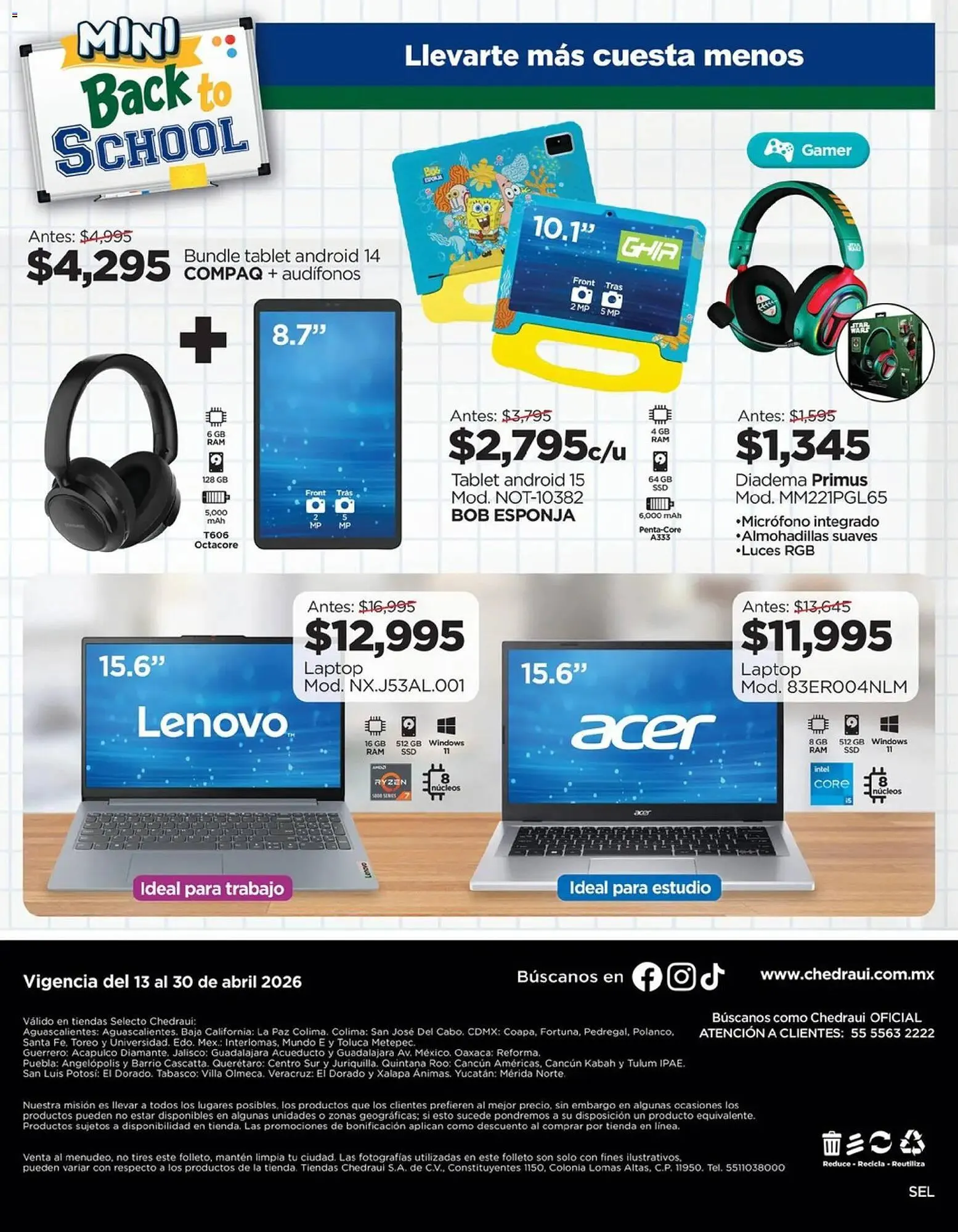 Catálogo de Folleto Chedraui 13 de abril al 1 de mayo 2026 - Pagina 16