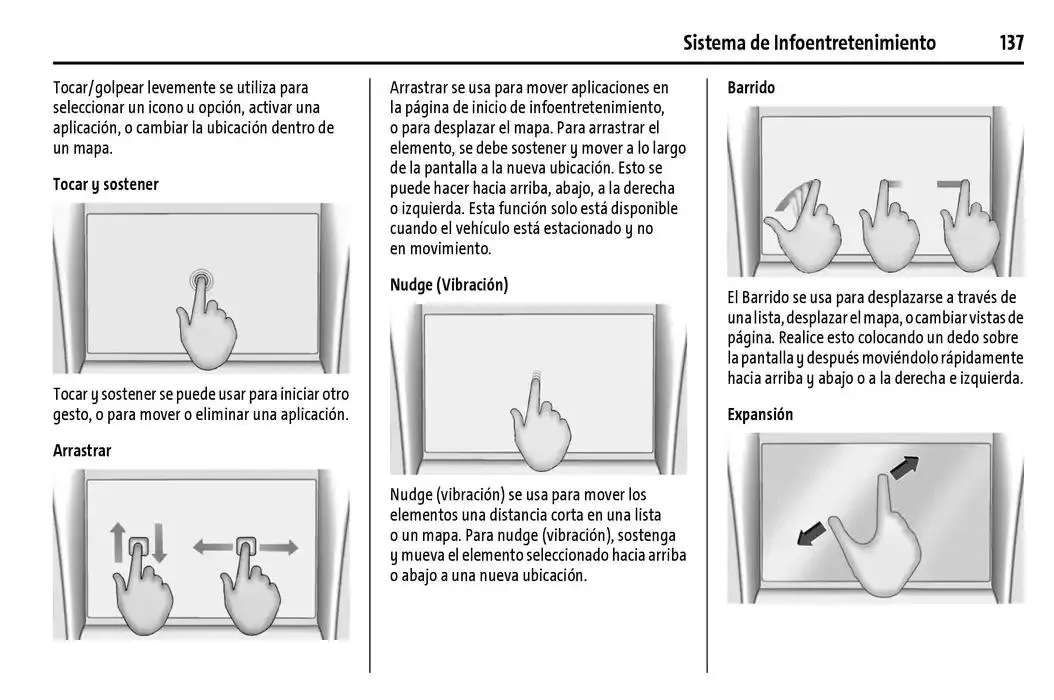 Catálogo de Chevrolet Corvette Stingray Manual del propietario 22 de enero al 31 de diciembre 2025 - Pagina 138
