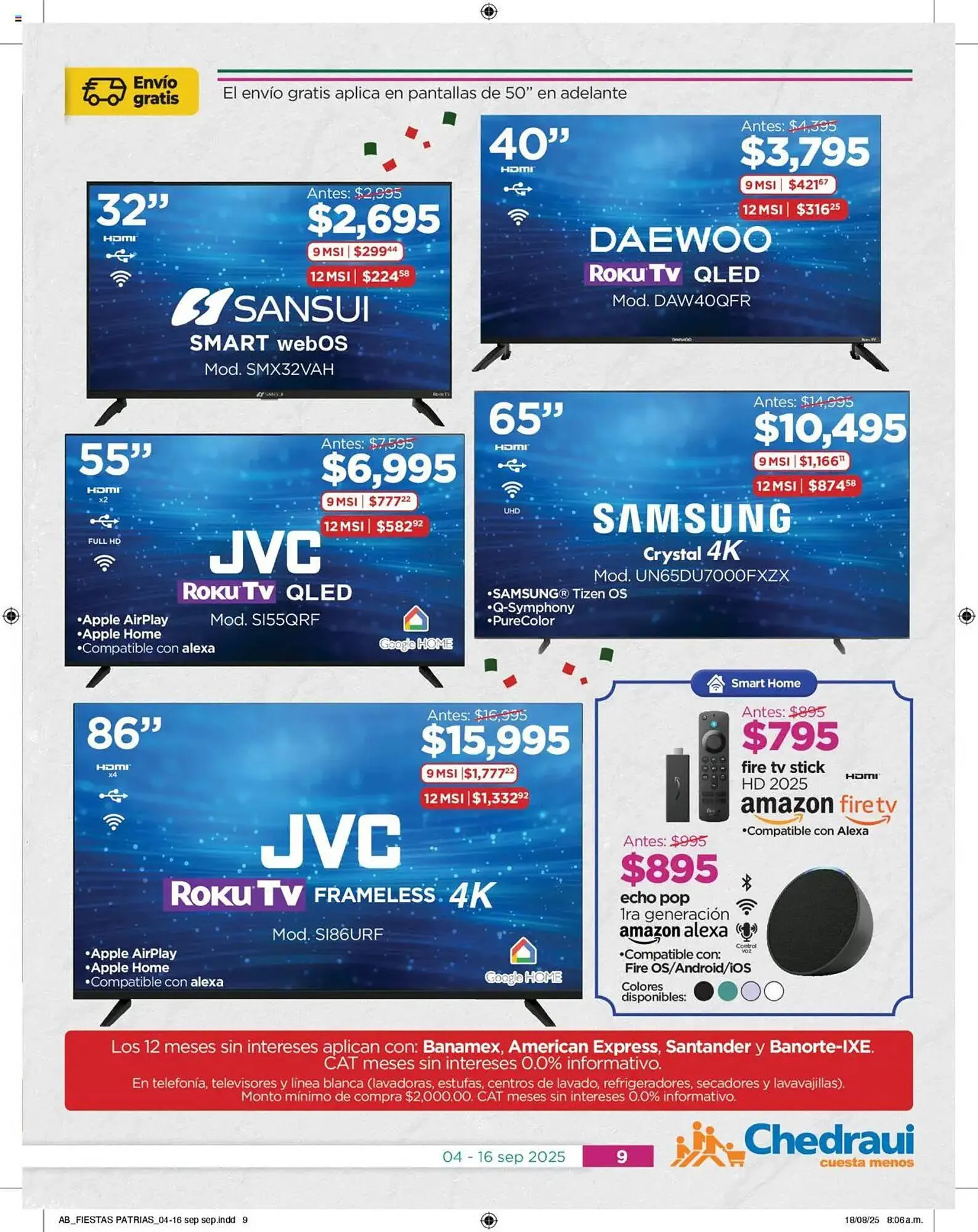 Catálogo de Folleto Chedraui 4 de septiembre al 17 de septiembre 2025 - Pagina 9