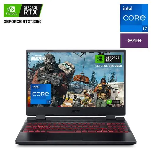 Laptop Gamer Acer Nitro 5 AN515-58-71EC GeForce RTX 3050 Intel Core i7 15.6 pulg. 512gb SSD 12gb RAM