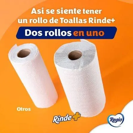 Toallas de Cocina Regio Rinde Más 1 rollo