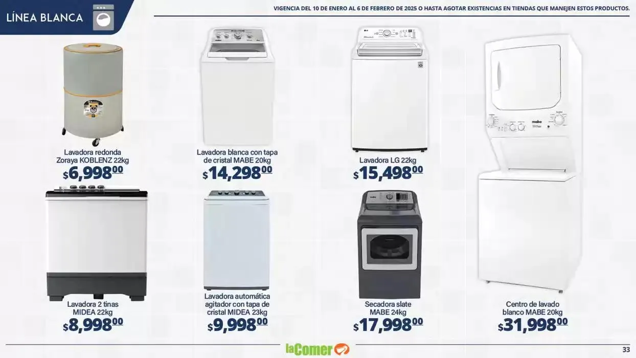 Catálogo de LIMPIA , Desinfecta, organiza, AHORRA 10 de enero al 6 de febrero 2025 - Pagina 33