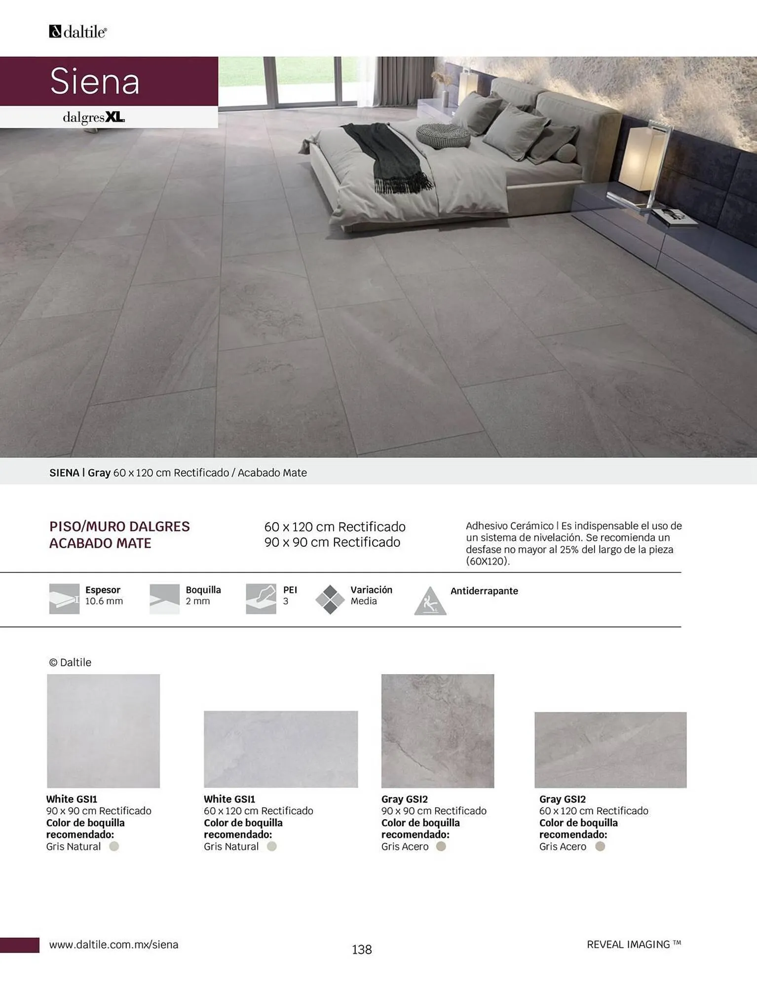 Catálogo de Catálogo Daltile 1 de enero al 31 de diciembre 2024 - Pagina 138