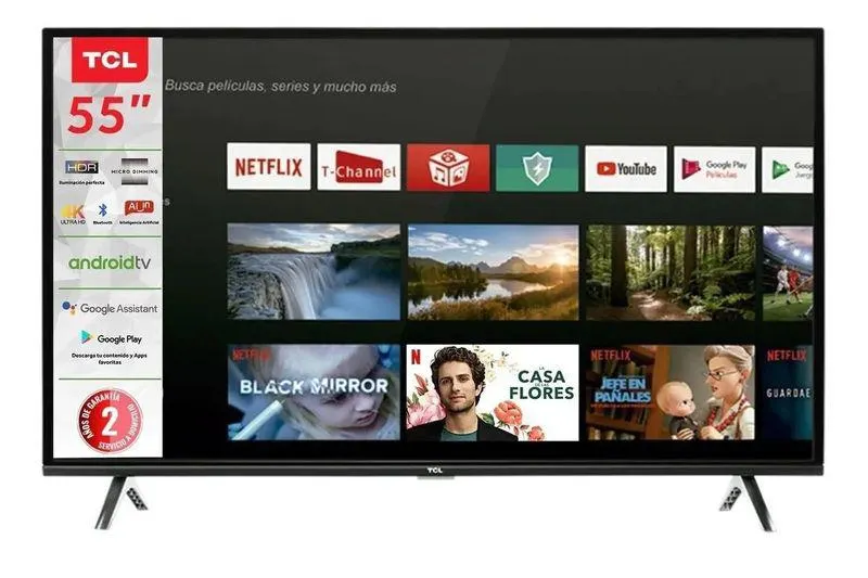 TCL A435 Smart TV LED 4K Ultra Hd Android TV 55"