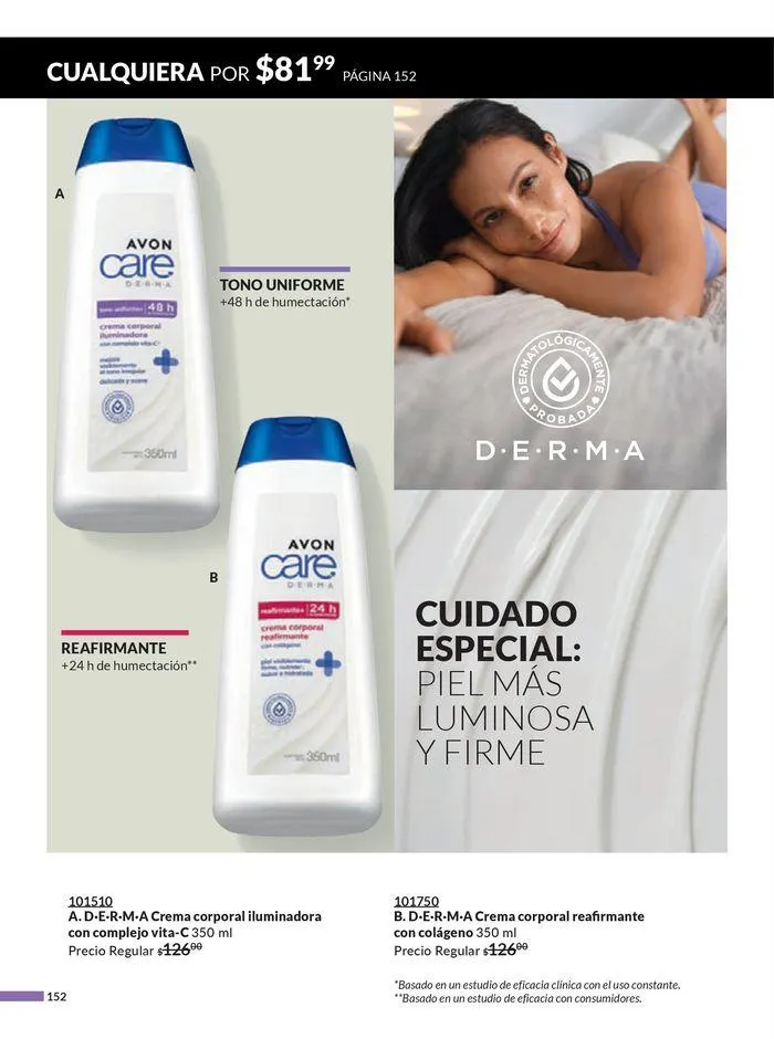 Catálogo de Avon COSMÉTICOS C09 17 de abril al 22 de mayo 2024 - Pagina 152