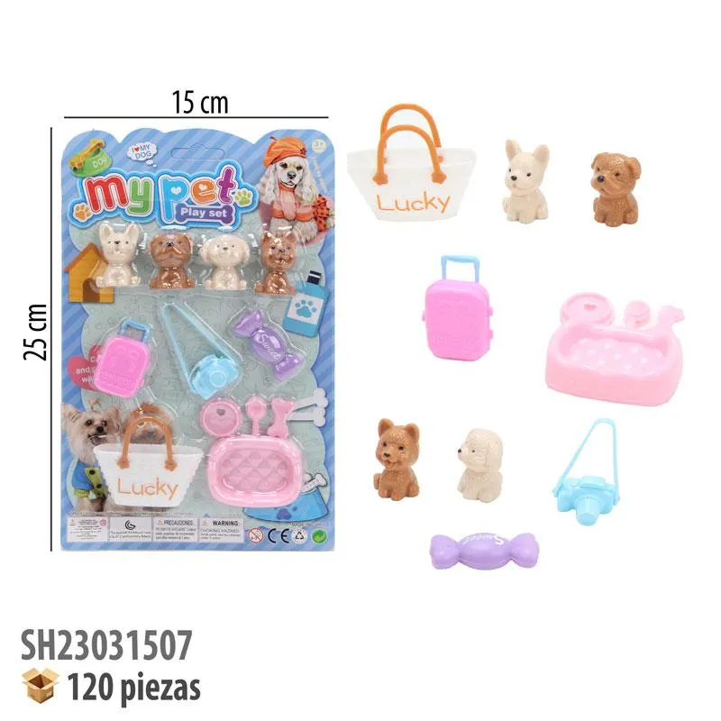 MASCOTA CON ACCESORIOS