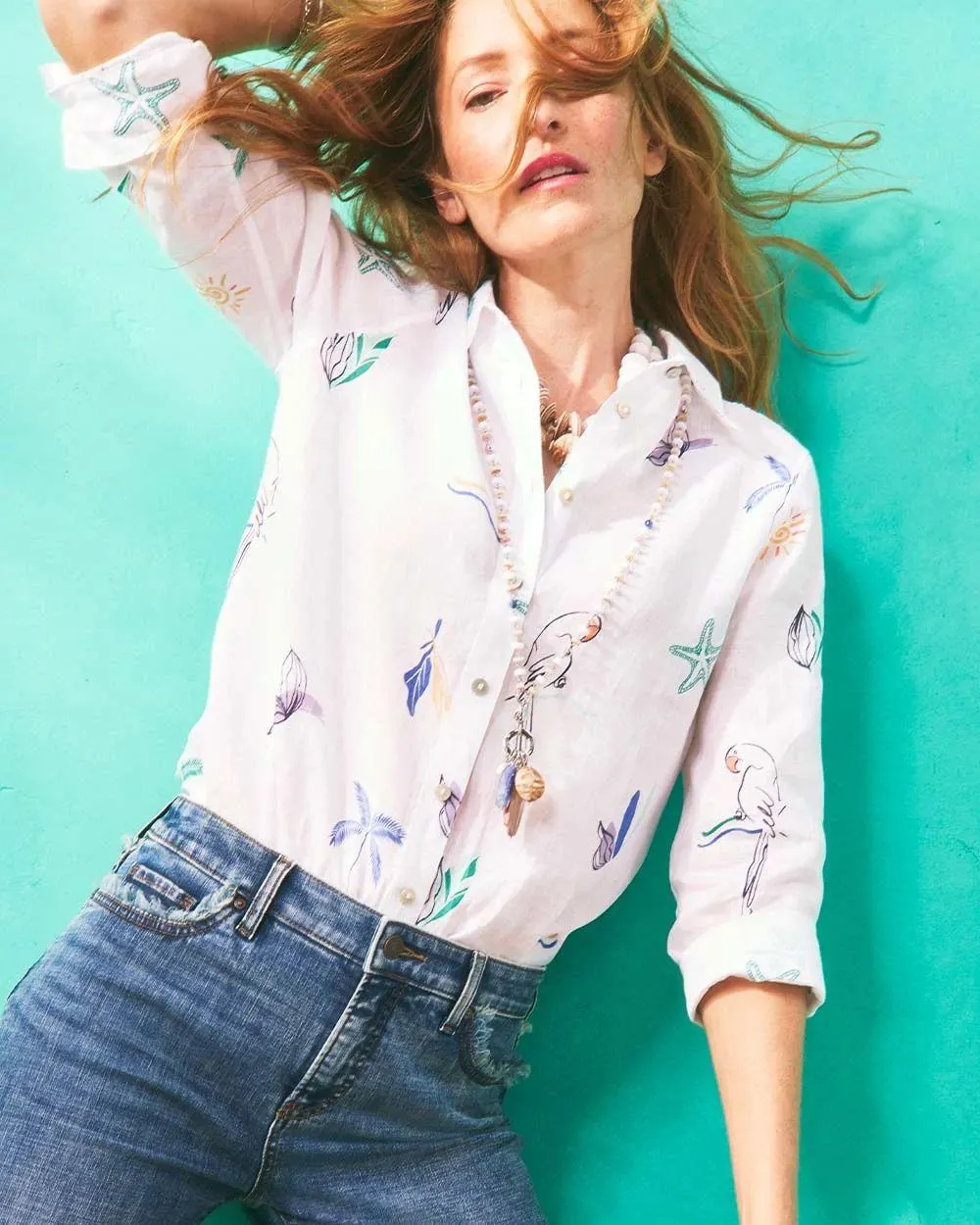 No Iron ™ Island Linen Shirt