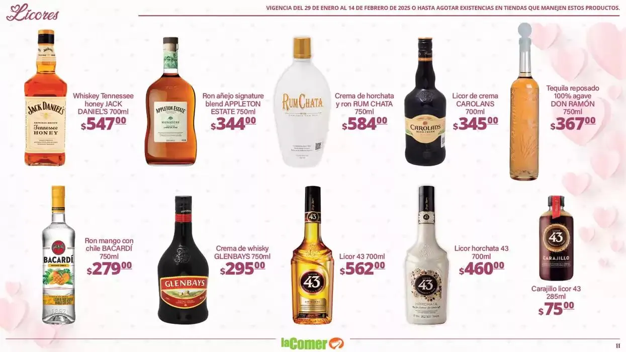 Catálogo de La Comer especial San Valentín 29 de enero al 14 de febrero 2025 - Pagina 11